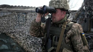 Ukrainian soldier