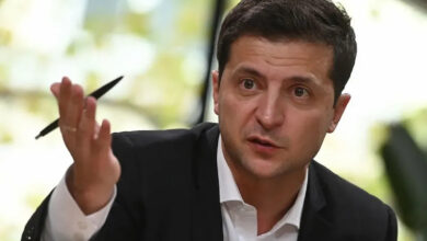 Ukrainian President Volodymyr Zelensky