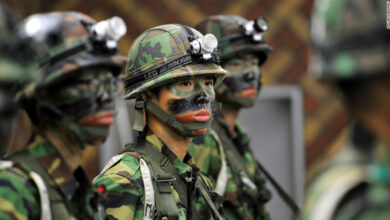 South Korean soldiers