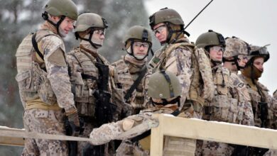 Latvian soldiers