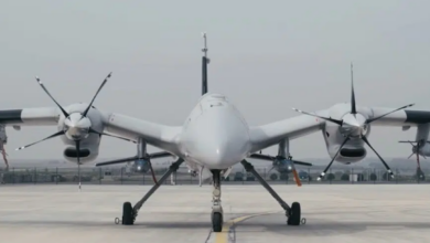 Turkey's indigenous Akinci combat drone.