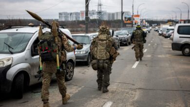 Ukrainian soldiers