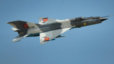 Romanian MiG-21 LanceR fighter jet