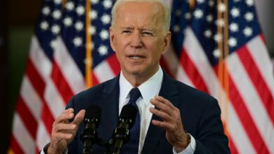 President Joe Biden speaks in Pittsburgh, Pennsylvania