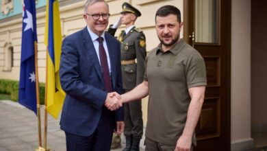 Ukraine and Australia