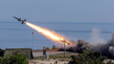 Missile fired at NATO's Ramstein Legacy exercise.