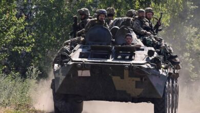 Ukrainian soldiers