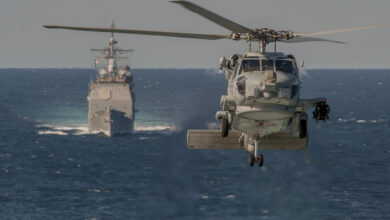 MH-60S Seahawk helicopter.