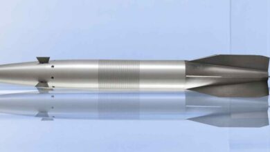 Vulcan-guided long-range artillery shell.