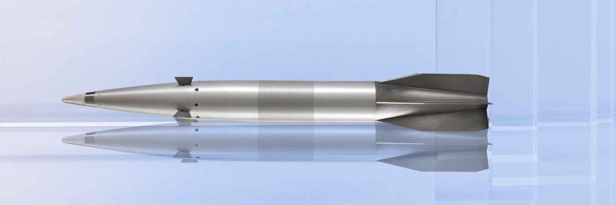 Vulcan-guided long-range artillery shell.