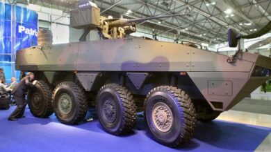 A new version of the Finnish Patria 8x8 Armored Modular Vehicle
