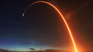 A fired rocket.