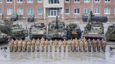 Transfer of Authority for NATO eFP in Estonia.