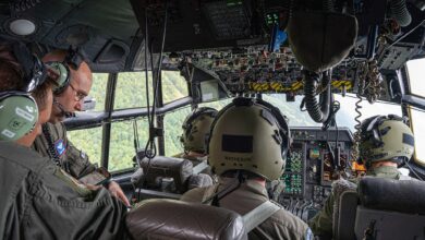 RNZAF No. 40 Squadron with USAF trains in Advanced Tactical Training.