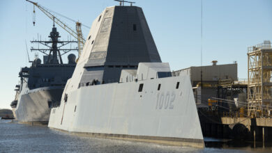Zumwalt-class destroyer USS Lyndon B. Johnson (DDG 1002)