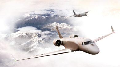 EC-37B Compass Call electronic warfare (EW) aircraft.