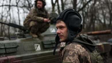 Ukrainian soldiers