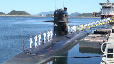 Scorpène-class submarine Riachuelo S-40.