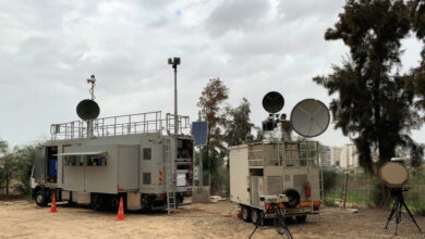 Elbit AMSTF EW mobile trainer