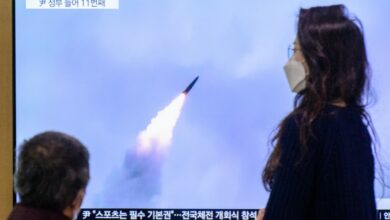 North Korean missile