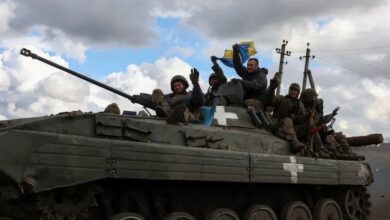 Ukrainian soldiers