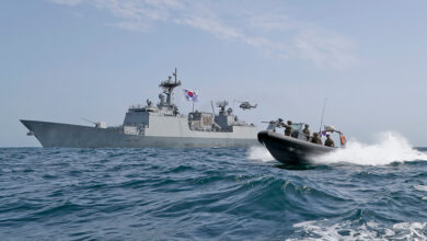 South Korea's destroyer ROKS Choi Young