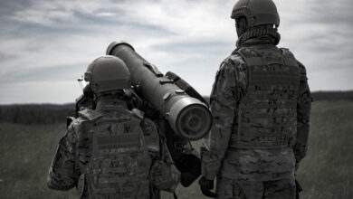 Soldiers with Saab's RBS 70 NG ground-based air defence solution