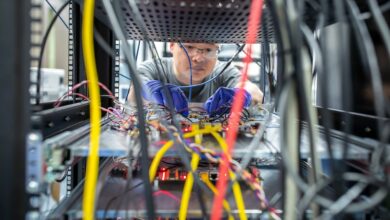 Army-funded research sends entangled qubit states through a communication cable linking one quantum network node to a second node
