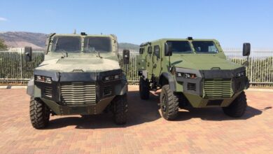 Amir Mine-Resistant Ambush Protected vehicles