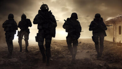 Futuristic army suits