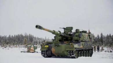 K9 Vidar self-propelled howitzer