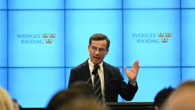 Sweden's Prime Minister Ulf Kristersson