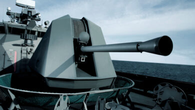 57mm Naval Gun System.