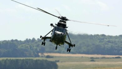 The UK will send three military Sea King helicopters to Ukraine