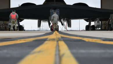 B-2 Spirit stealth bomber maintenance