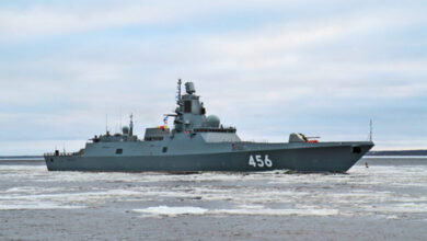 Admiral Gorshkov-class frigate.