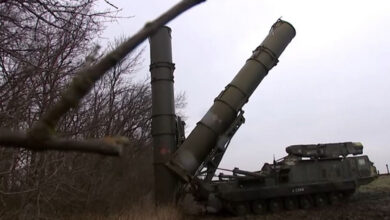 S-300V anti-ballistic SAM missile system.