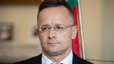 Hungary's Foreign Minister Peter Szijjarto