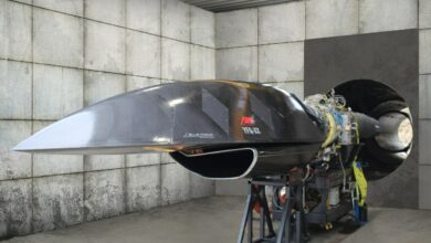 Fury conducting a ground engine test