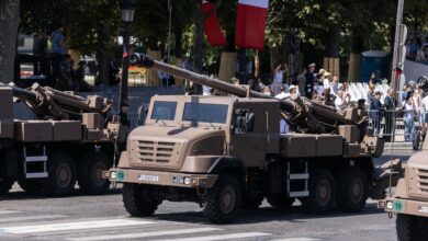 Caesar artillery system.