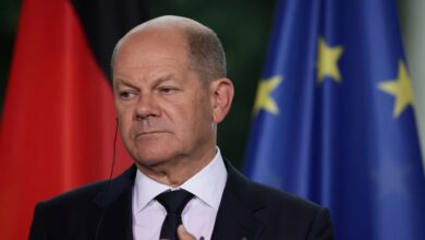 German Chancellor Olaf Scholz