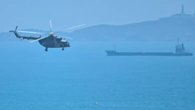 Chinese military helicopter