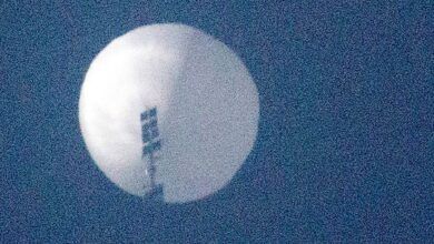 suspected Chinese spy balloon