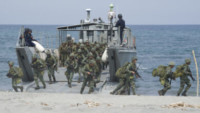 Soldiers from the US and the Philippines
