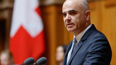 Swiss president Alain Berset