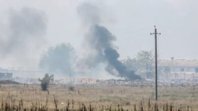Ukrainian drone attack