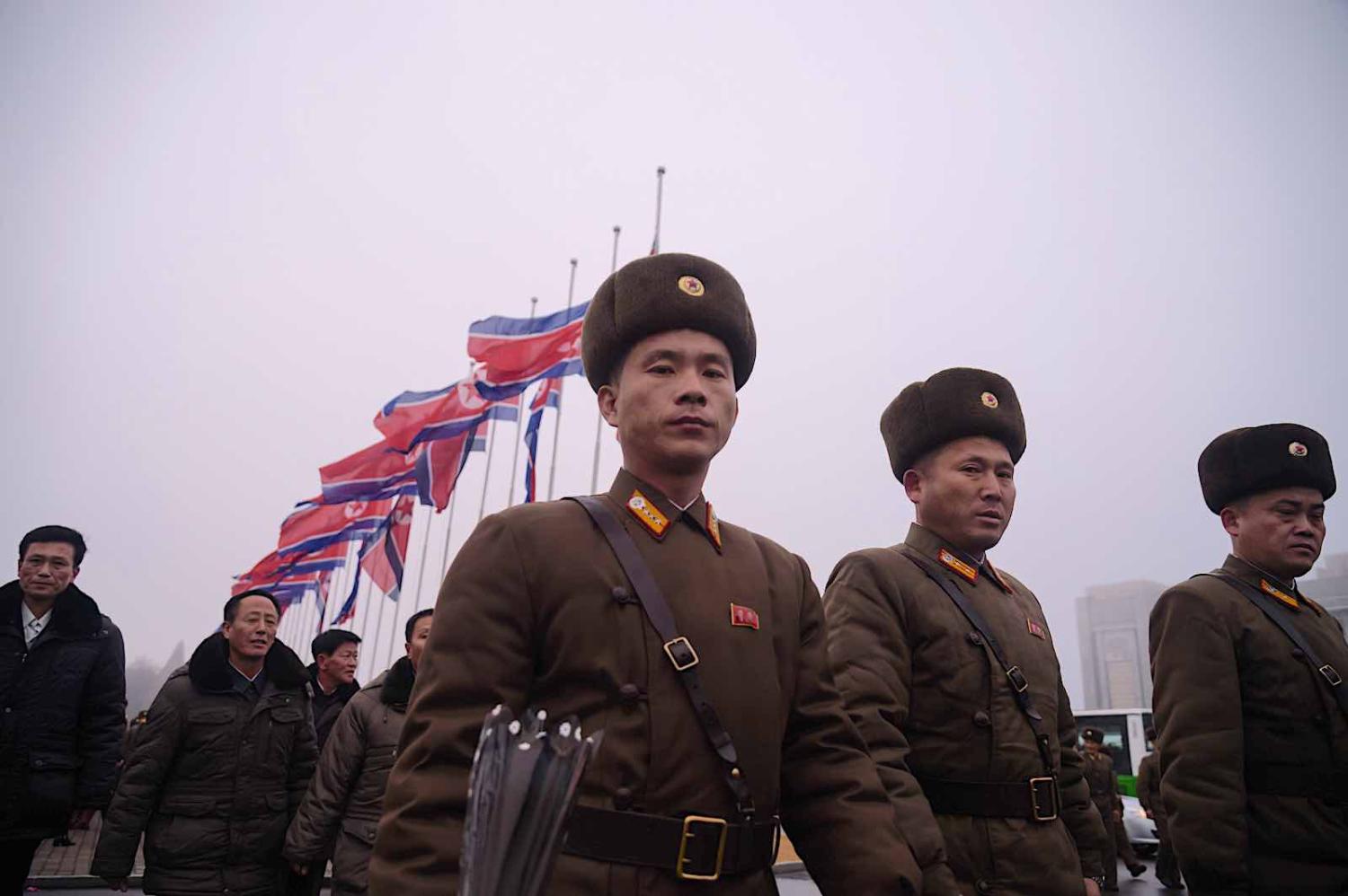 North Korean soldiers
