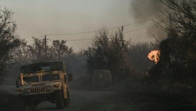 White phosphorus was seen being fired in Ukraine