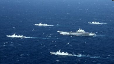 Chinese navy formation