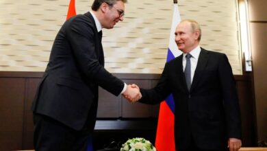 Russia and Serbia